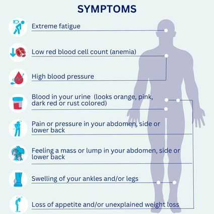 Symptoms of Kidbey Cancer